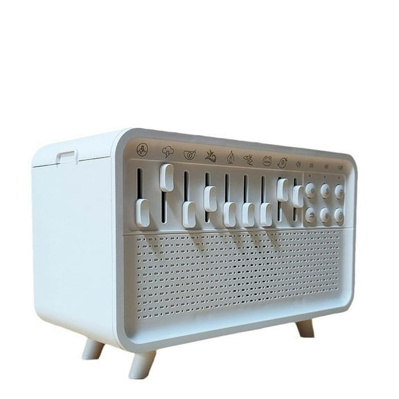 Portable Wireless White Noise Sleeping Machine with Oil Diffuser and Soothing Night Light for Enhanced Relaxation and Meditation Sound