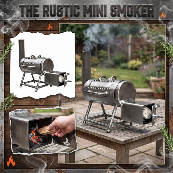 Portable Wood Burning Camping Stove, Stainless Steel Outdoor Fire Pit for Heating and Cooking, Camping Oven, Compact Picnic Bbq Grill for Hiking Backpacking Emergency-preparedness Gear, A