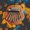 thumbnail image 1 of Portable Wood Finger Thumb Piano 8 Keys Finger Piano Portable Small Musical Instruments Gift for Kids and Beginner (Little Bear), 1 of 5