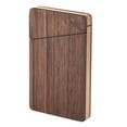 thumbnail image 1 of Portable Wooden Business Card Case Men and Women Business Gift Card Holder Portable Walnut Wood, 1 of 6