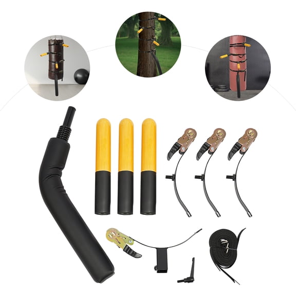 Portable Wooden Dummy Wing Chun Parts Chinese Kong Fu Training for Sandbag/Tree