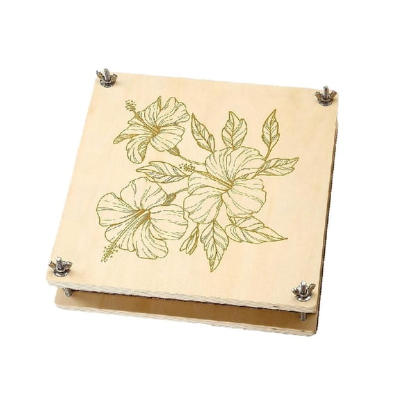 Portable Wooden Flower Press Set for Plant Preservation and Art Craft Decoration