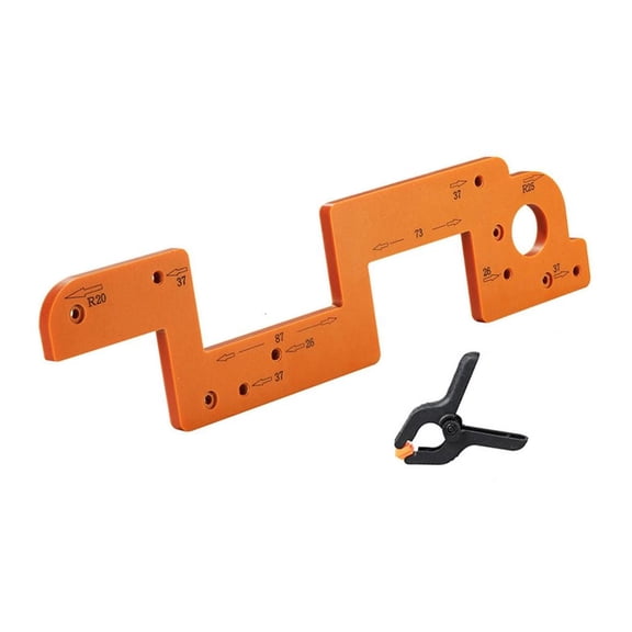 Portable Woodworking Template for Efficient Switches and Cabinet Cutting
