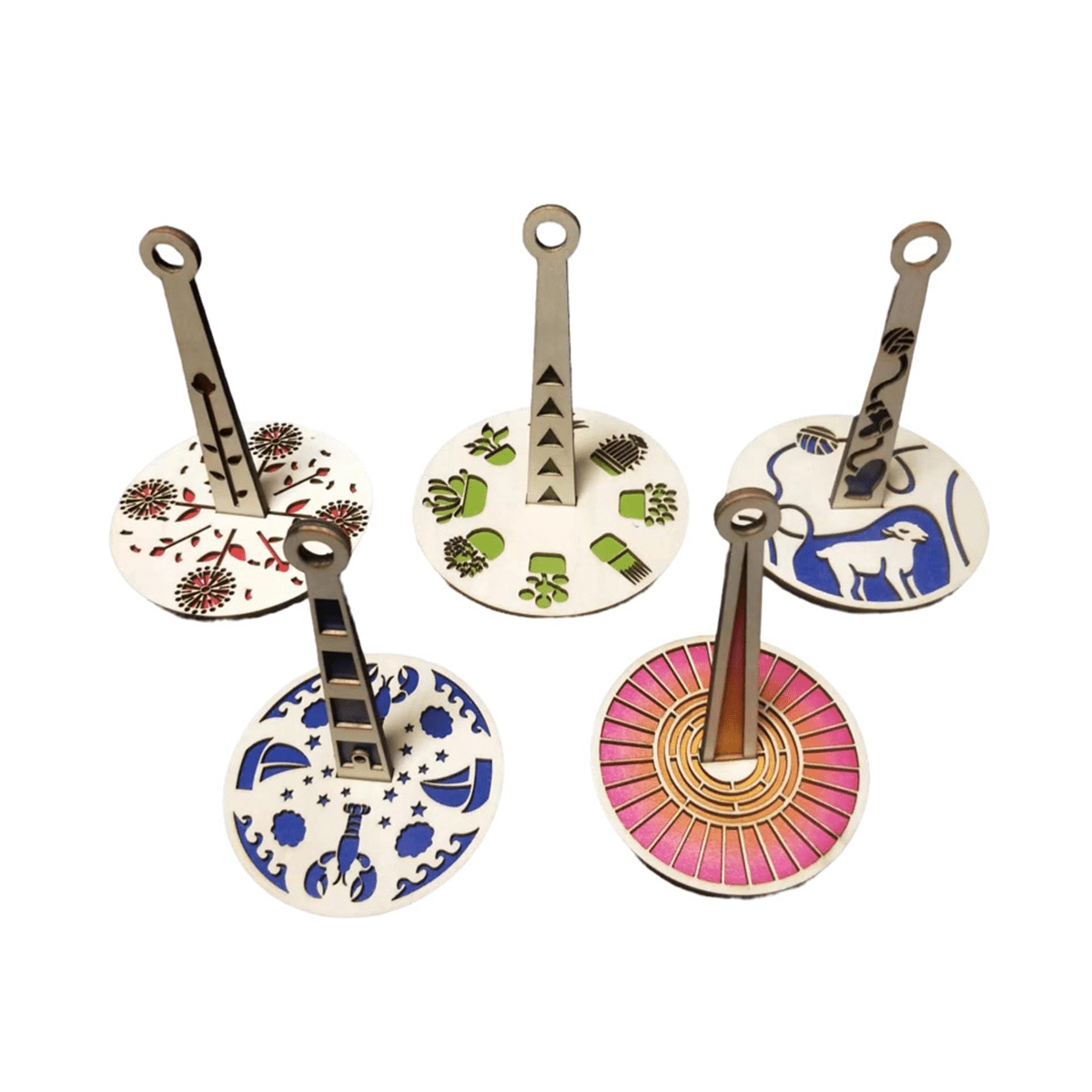 Portable Wrist Yarn Holder,Wooden Wrist Yarn Holder,Prevents Yarn