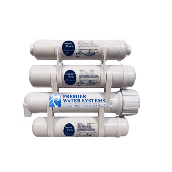 Portable XL Heavy Duty RO Reverse Osmosis Water Filter System 4 Stage 75 GPD