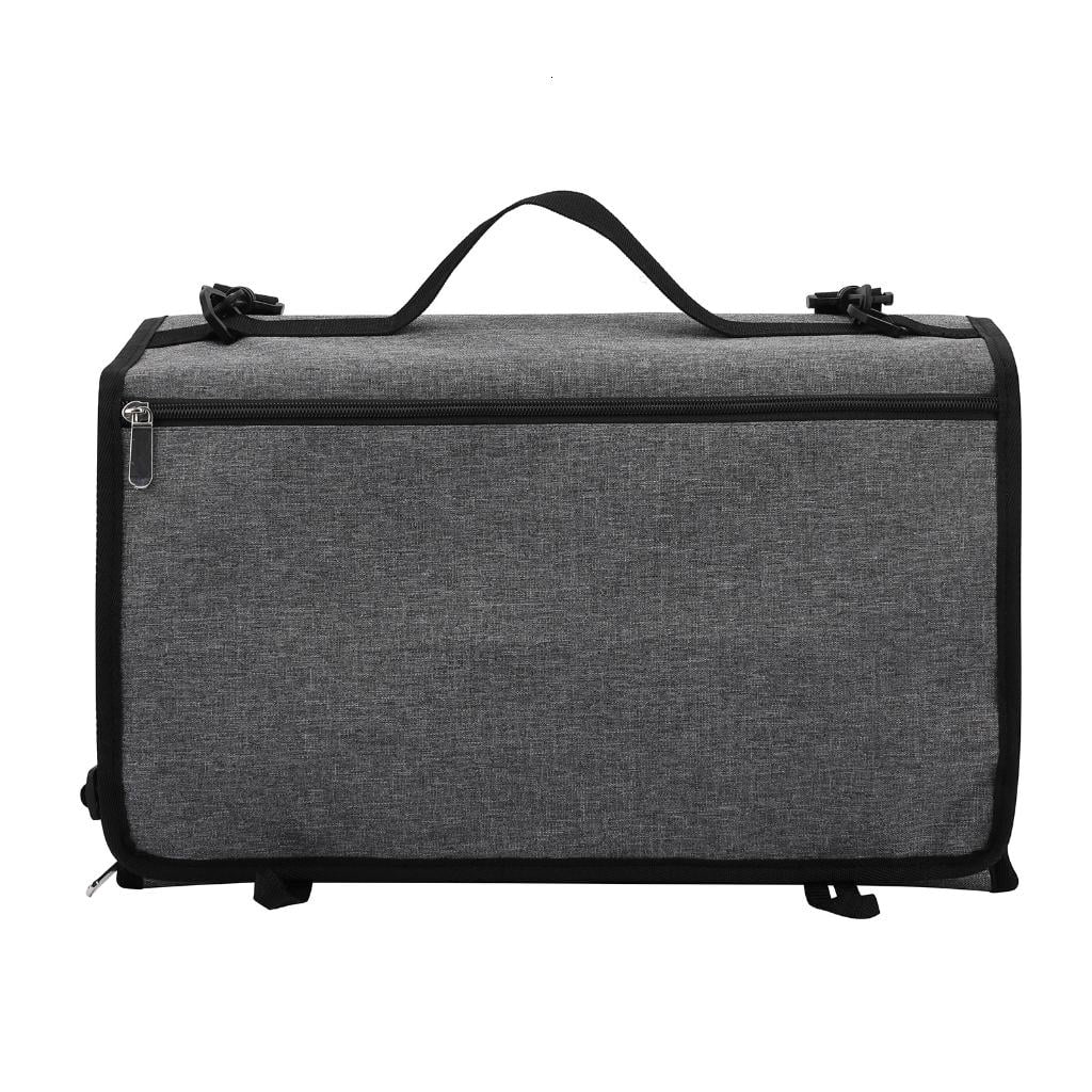 Knitting Bag Yarn Storage Crochet Bag for Knitting Yarn with Clear Compartments