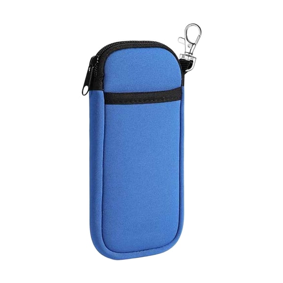 Portable Zippered Phone Organizers Bag For Mobile Devices With Multiple Layer Pockets Scratch Resistant Travel Essential