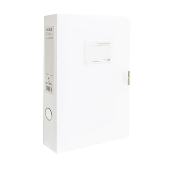 Portable a4 File Folder for Case Hard Cover a4 File Storage for Case 2 Label Pocket Vertical a4 File Folder Small/Large