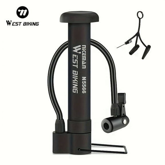 Portable air pump bicycle pump, inflatable ball, motorcycle, toy inflatable manual pump, portable bicycle accessories, mini pump, lightweight pump, durable structure, outdoor adventurer