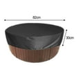 thumbnail image 1 of Portable bathtub Cover, Inflatable bathtub Full coverage - waterproof,dust proof 82*30cm, 1 of 4