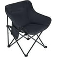 thumbnail image 1 of Portable camping chair with breathable upholstered construction Side pockets Aluminium frame camping chair with carry bag for backpacking and camping, 1 of 6