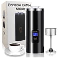 thumbnail interactive-video image 1 of Sulypo Portable Coffee Maker, Travel Percolator Electric,Stainless Steel Coffee Pot Kettle Cup, Incorporated Chips, 8oz,120V, 1 of 7