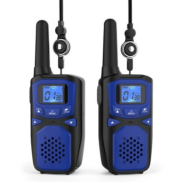 Portable easy-to-use rechargeable walkie talkies for kids and adults,long range 2 way radios for outdoor activities 2 Packs(No Batteries)