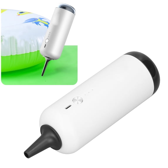 Portable electric Air Pump,Inflator/Deflator USB Rechargeable electric vacuum pump with 3 Nozzles,for swimming rings Inflatable Mattress, Camping Mat and Pool Toys