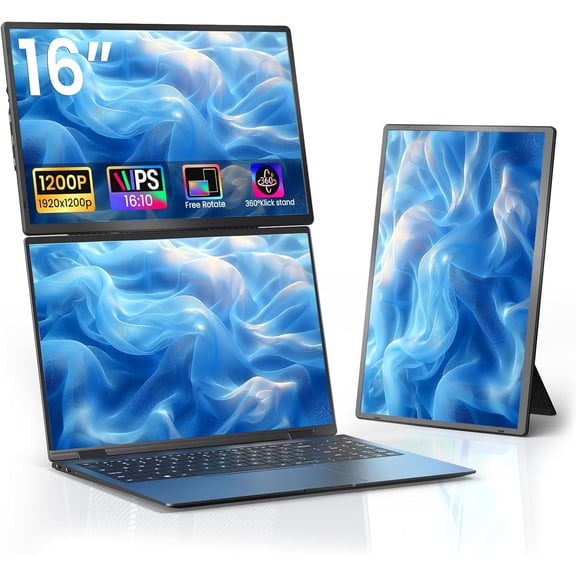 Portable  for Laptop - Laptop Screen Extender HDMI USB C Travel External Display with Stand Gaming  for PC   Phone Computer  PS4/5 - D1