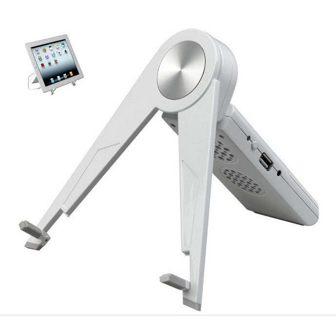 Portable iPad Easel Stand with Speaker Elevate Entertainment & Presentations
