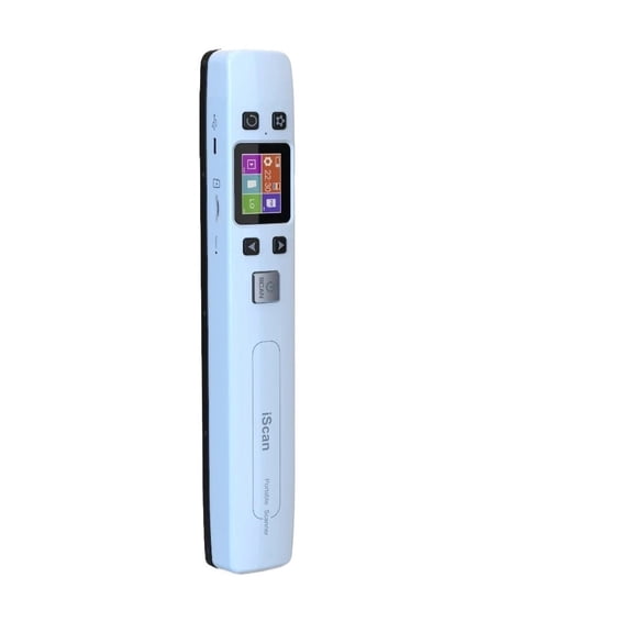 Portable iScan Document Photos Scanner 1050DPI Support WiFi & Rechargeable Handheld Scan Photo Mobile Scanner JPG/PDF Format,