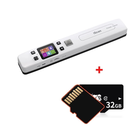 Portable iScan Wifi Scanner Handheld Zero Margin Scanner 1050DPI HD Scanner JPG/PDF for Business Reciepts Scan Document Images