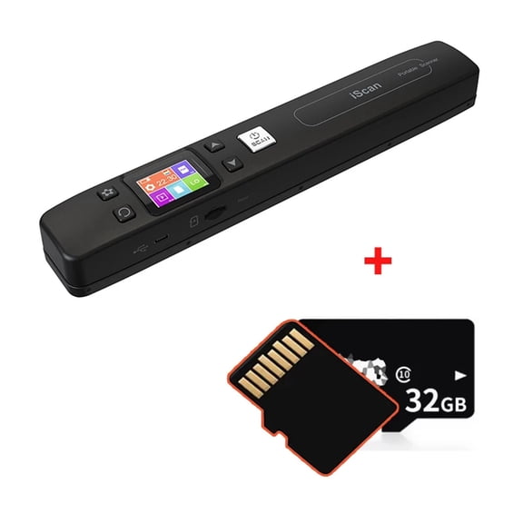Portable iScan Wifi Scanner Handheld Zero Margin Scanner 1050DPI HD Scanner JPG/PDF for Business Reciepts Scan Document Images