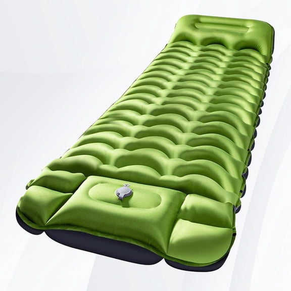 Portable inflatable sleeping pad, fast inflation, comfortable