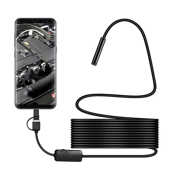 Portable inspections camera Wireless inspections camera 7mm USB Phone inspections camera Vehicle Repair Tool