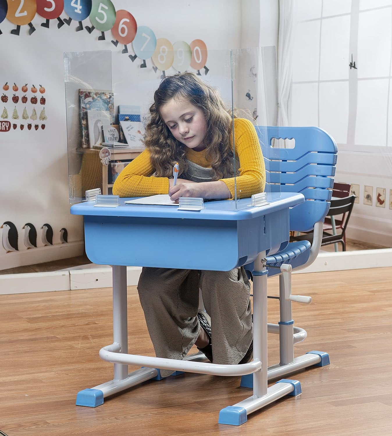 Portable ive Desk Shield - Clear PET Material For Use As A Divider In ...