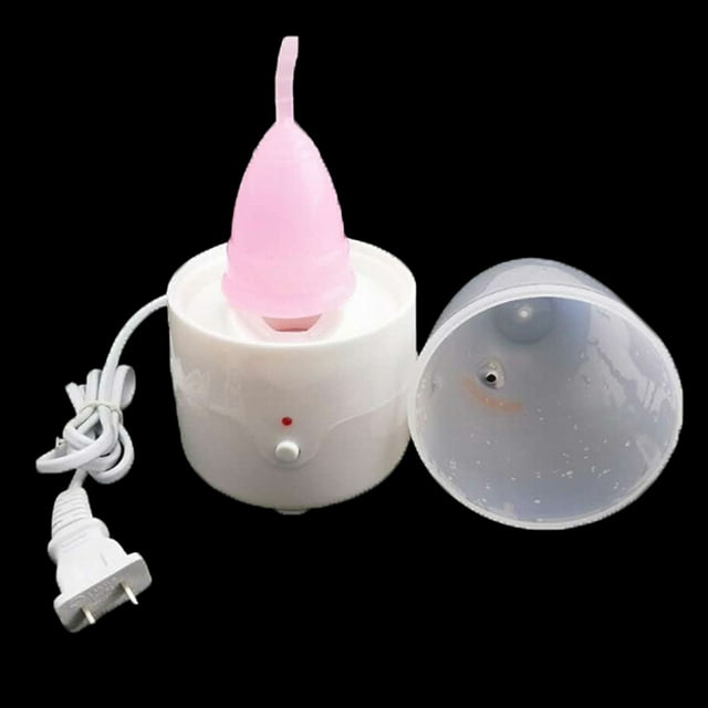 Portable menstrual cup sterilizer disinfection UV physical