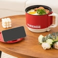 thumbnail image 1 of Portable mini rice cooker/ramen pot; compact hot-pot for steaming, sautéing, porridge, and soup, 1 of 6