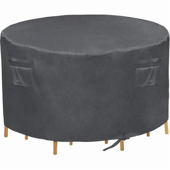 Patio Round Table Cover,Heavy Duty Waterproof ,Suitable for 4 chairs and a table set