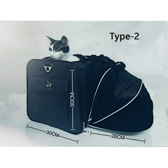 Portable pet Carrier Folding Soft Pet Travel Bag Airline Approved Pet Bag for Small Medium Cats Dog Puppies