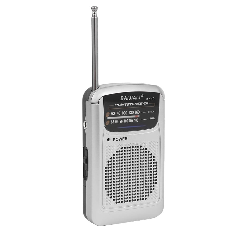 Portable pocket radio mini telescopic antenna AM/FM/WB threeway radio