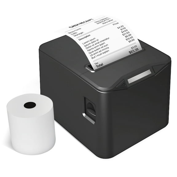 Portable printer,Usb Lan Speed Thermal Receipt Printer Portable Printer Thermal Esc/pos Business Restaurant Lan Speed With Cutter Paper Bin Paper Bin Support Printer 80mm Thermal Eryue Huiop