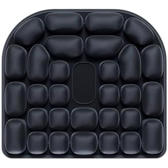 Portable seat Cushion Comfortable Inflatable seat Cushion Suitable for Office Chairs Long Drives Flights Long Trips or Wheelchair use Improve The Comfort of Sitting Posture Black$$Office