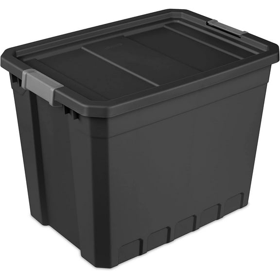 Portable stacker, black, 27 gallons