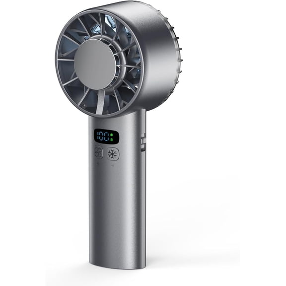 Portable turbo cooling fan, adjustable speed, 5200mAh