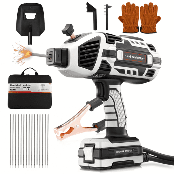 TKDMR 110V 130A Handheld Portable Welding Machine , IGBT Inverter, Ergonomic Design
