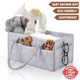 PortableOut Baby Diaper Caddy Nursery Storage Bin and Car Organizer