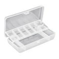 thumbnail image 1 of PortableTool Storage Box Organizer for Case Plastic Tray Compartments Fishing Lure Tackle Box Two-Sided Storage Cases Wh, 1 of 9