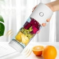 thumbnail image 1 of Portabler With 4Ultra- Blades Small For Shakes USB Rechargeable Fresh Fruit Juicer For Home/Travel/Gym/Office, Xinsrenus Under $5! Portabler With 4Ultra- Blades Small, 1 of 7