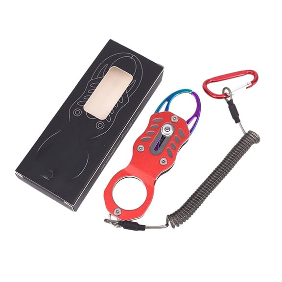 Portables Aluminum Fish Control Tool High Elasticities Steel Wire Rope Easyly Carry For Basses Fishing