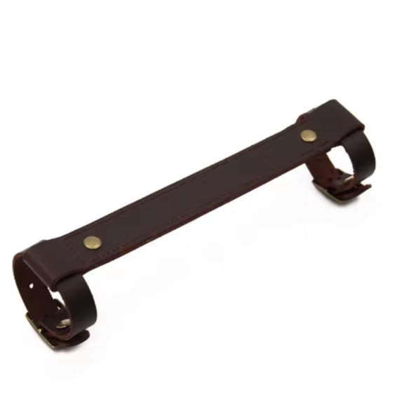 Portables Bicycles Handle Strap Leather Bike Handle Strap Comfortable Grip for Easy Lifting and Carrying