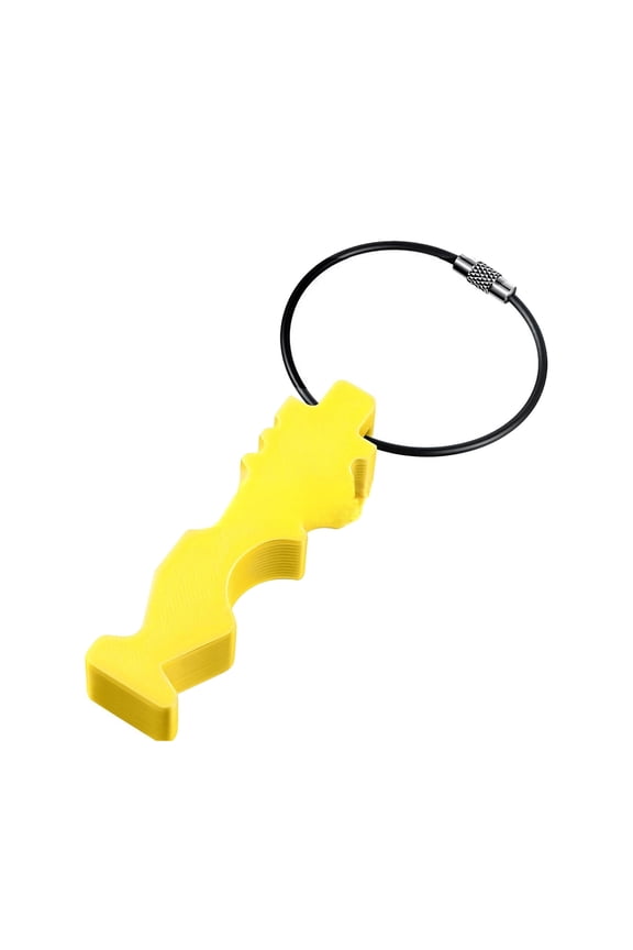 Portables Flying Discs Maintenance Keychains Tool With Multiple Grooves And Durability Plastic Construction For Outdoor