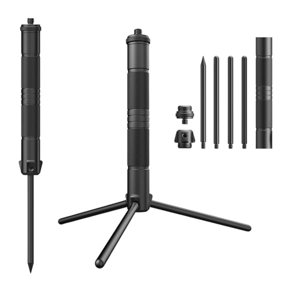 Portables Folding Camping Light Stand with Stabilizing Tripods Base And Antislip for Camera Equipment