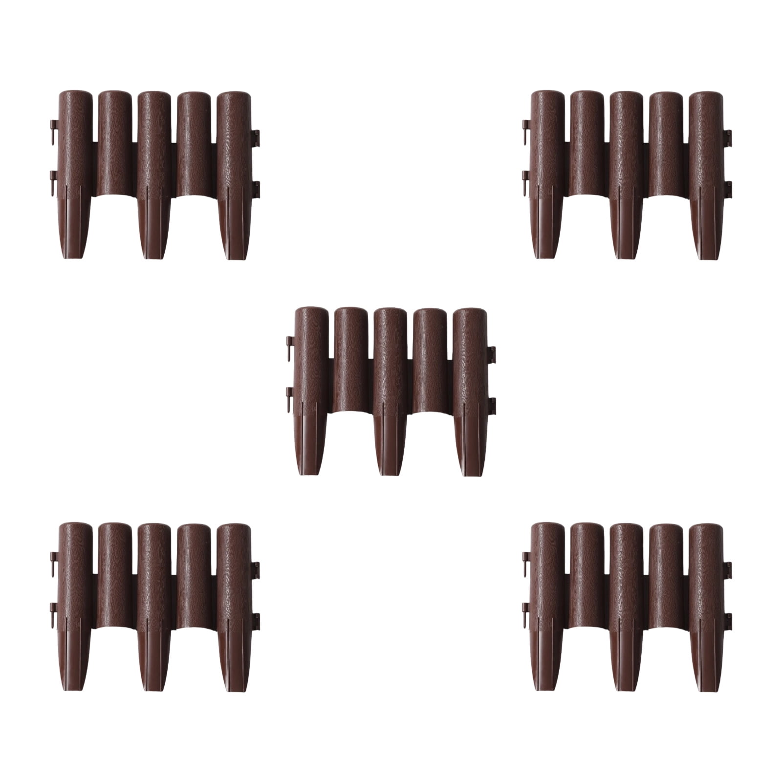 Portables Plastic Garden Fence with Ground Stakes Stable Weatherproofed ...