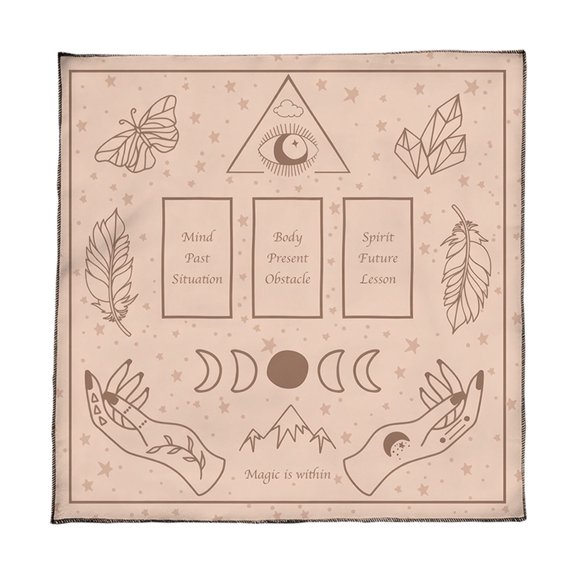 Portables Washable Reading Cloth Mystical Velvets Ritual Cloth Durability Mats for Divination Ceremonies