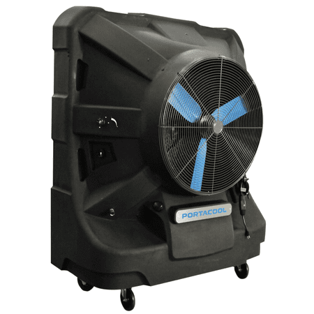 Portacool Jetstream 260 2600 CFM 3-Speed Evaporative Air Cooler for 700 sq ft, Blue