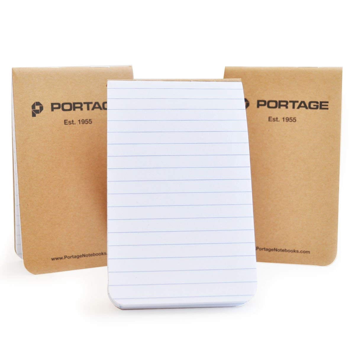 Portage Kraft Cover Tactical Sized Pocket Notepad - Top Bound Notebook ...