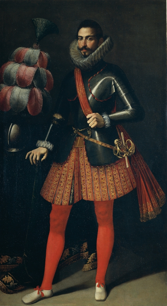 Portait Of A Capitain In Courtly Clothes Canvas Art -  (18 x 24)
