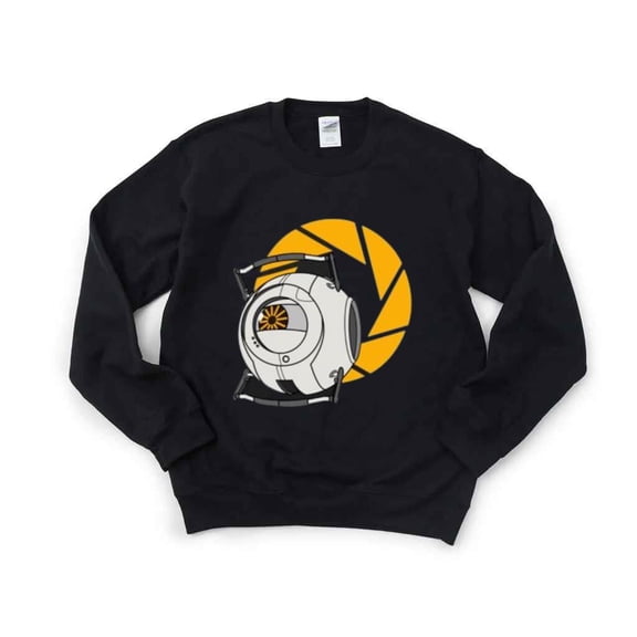 Portal 2 Space Core T-Shirt with Funny Quote for Sci-Fi Game Fans, for men & women, up to size 5XL