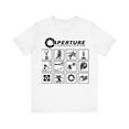thumbnail image 1 of Portal Game Series Merch Aperture Laboratories Logo T-shirt Unisex Short Sleeve Casual Graphic Tee, 1 of 2